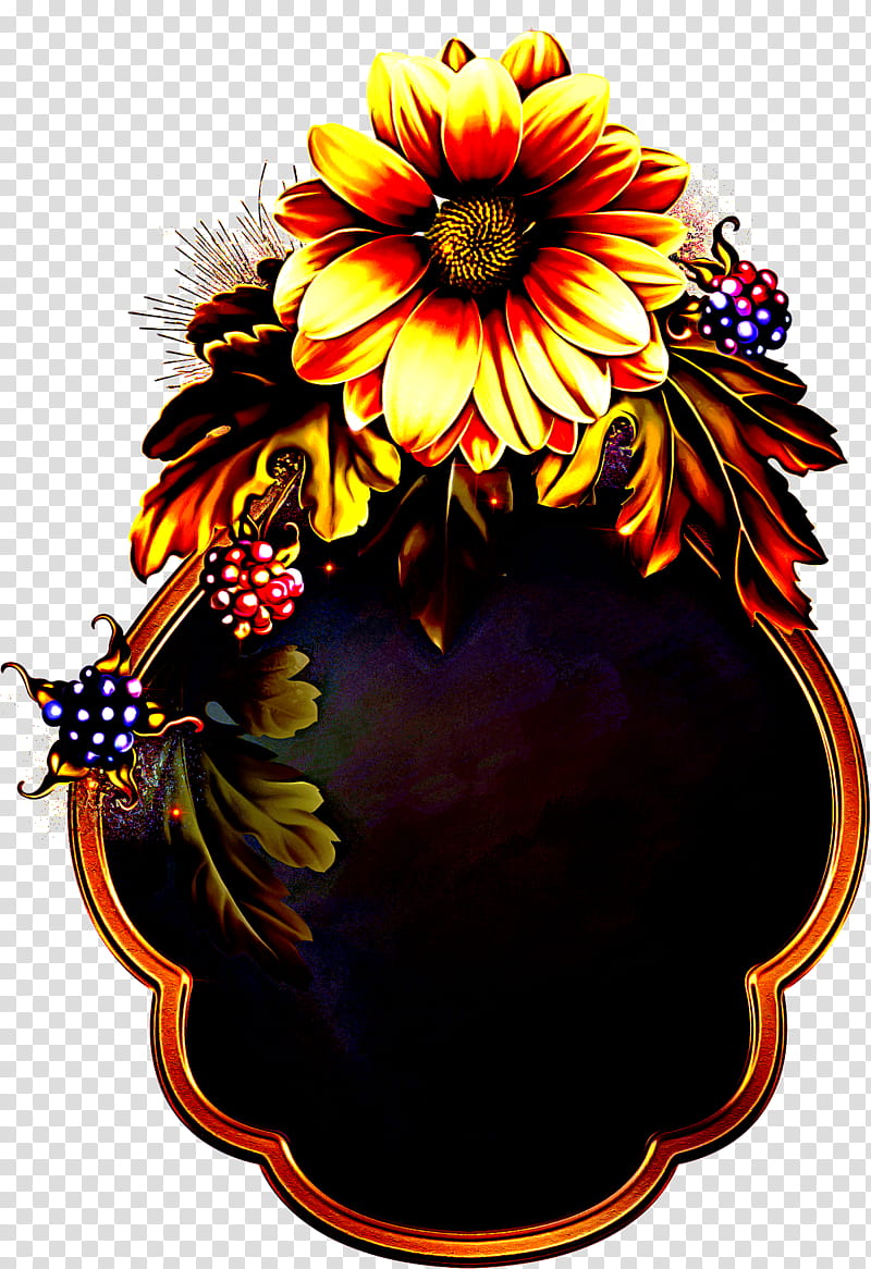 Orange, Flower, Plant, Sunflower, Gerbera transparent background PNG clipart