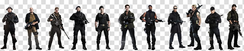 The Expendables  Render x, The Expendables  cast transparent background PNG clipart