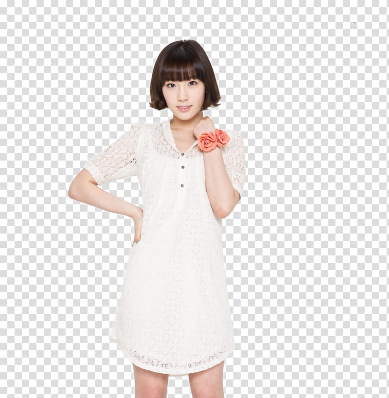 woman wearing white dress transparent background PNG clipart