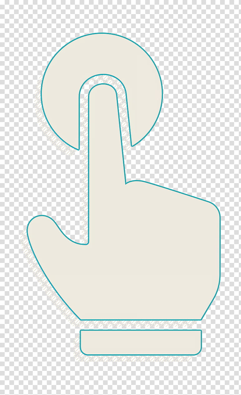 Click gesture icon Click icon Cursors and pointers icon, Gestures Icon, Hand, Finger, Symbol, Logo transparent background PNG clipart