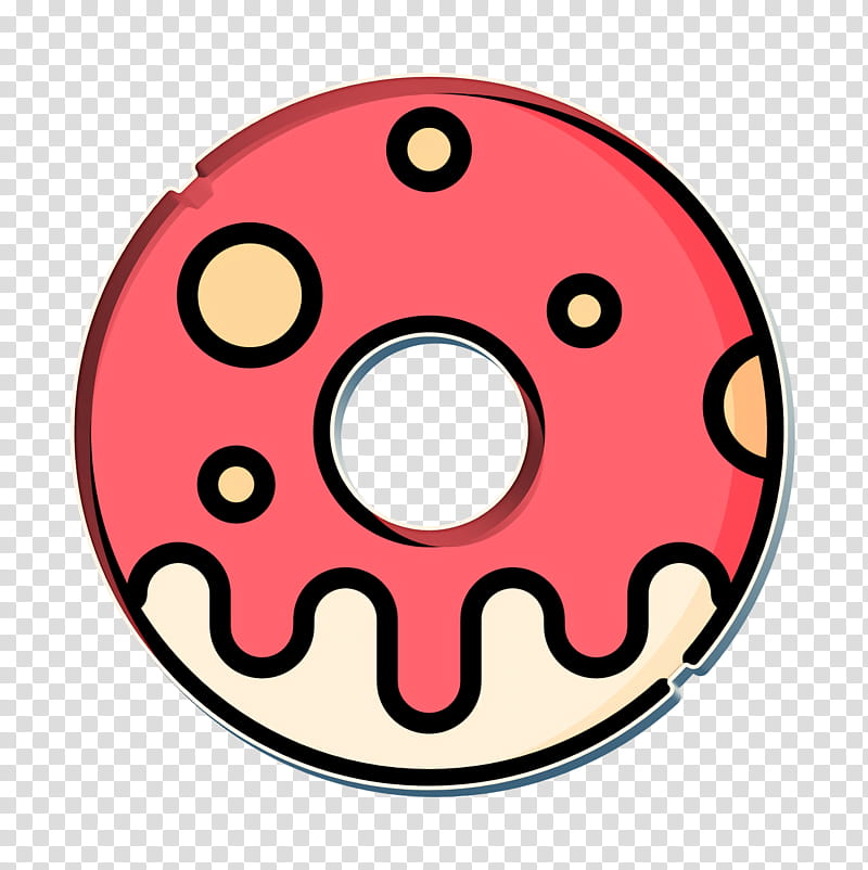 Donut icon Donuts icon Desserts and candies icon, Pink, Circle, Auto Part, Rim, Wheel transparent background PNG clipart