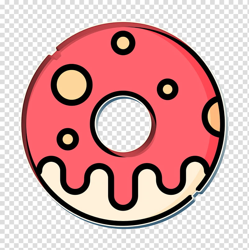 Donut icon Donuts icon Desserts and candies icon, Pink, Circle, Auto ...