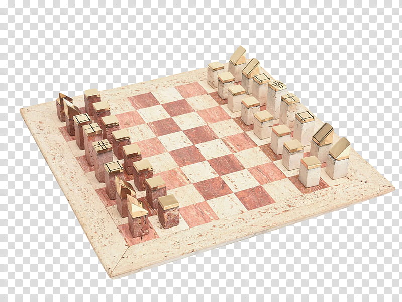 , beige and brown chess board set transparent background PNG clipart