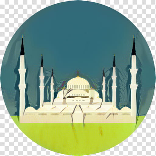 Islamic Plate, Blue Mosque, Masjid Sultan, Hagia Sophia Museum, Islamic Architecture, Minaret, Place Of Worship, Monument transparent background PNG clipart