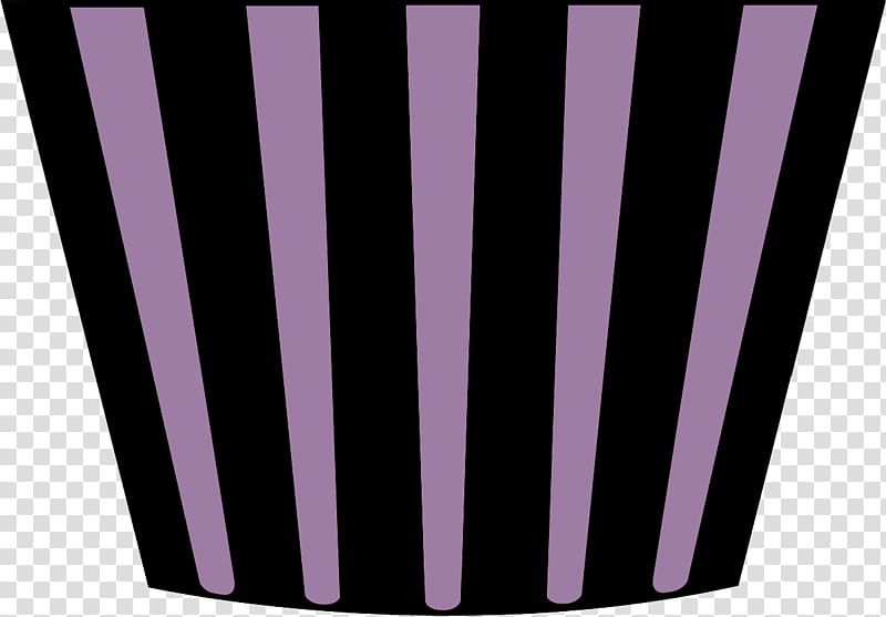 Cupcakes , striped purple and black transparent background PNG clipart