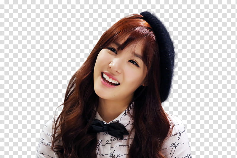 Tiffany QUA fansign event, woman in black knit cap transparent background PNG clipart