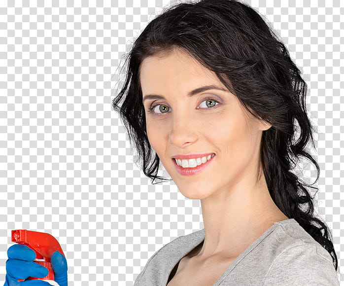 Woman Hair, Cleaning, Housewife, Commercial Cleaning, Face, Hairstyle, Eyebrow, Chin transparent background PNG clipart