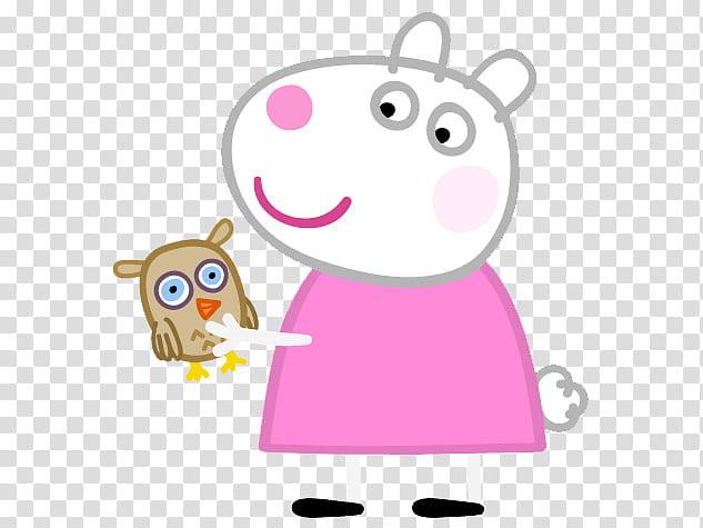 Peppa Pig illustration transparent background PNG clipart