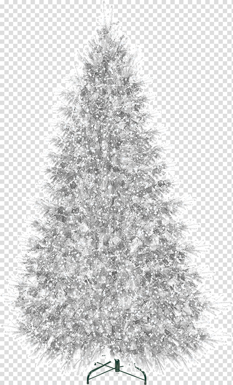 Free Christmas Trees shop Brushes plus Cutout, white Christmas tree illustration transparent background PNG clipart