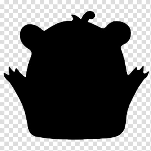 Cartoon Crown, Animal, Silhouette, Black M, Teapot, Kettle, Blackandwhite transparent background PNG clipart