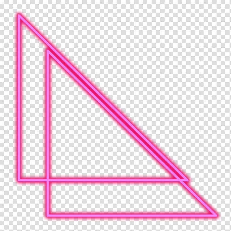 two pink triangles art transparent background PNG clipart