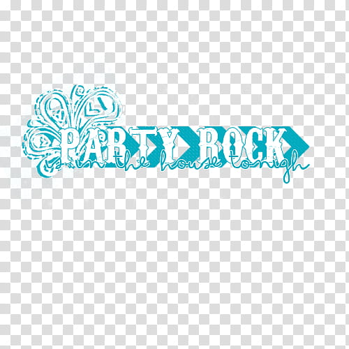 s, Party Rock text transparent background PNG clipart