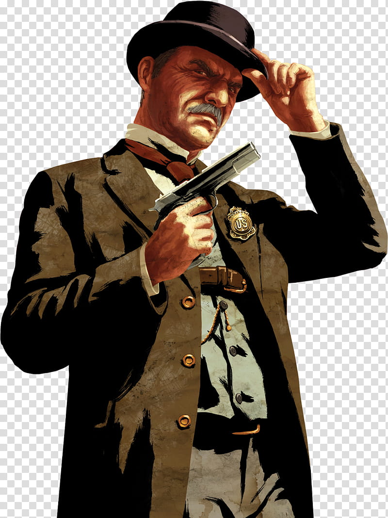 RDR Arthur Morgan Red Round Sticker - Character PNG Sticker