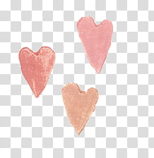 Sugar rush S, three heart transparent background PNG clipart