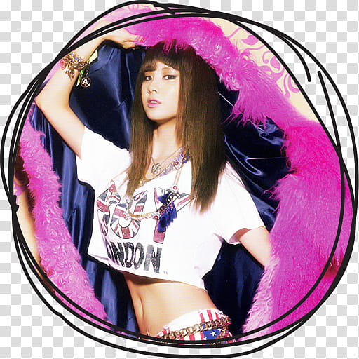 Seohyun IGAB Circle Lines Folder Icon , Seohyun , standing woman wearing white crop-top transparent background PNG clipart