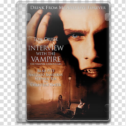 Movie Icon , Interview with the Vampire, The Vampire Chronicles, Interview with the Vampire movie case transparent background PNG clipart