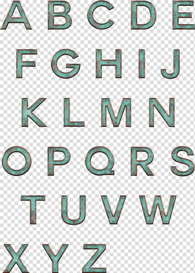 Alpha Copper, blue alphabet transparent background PNG clipart