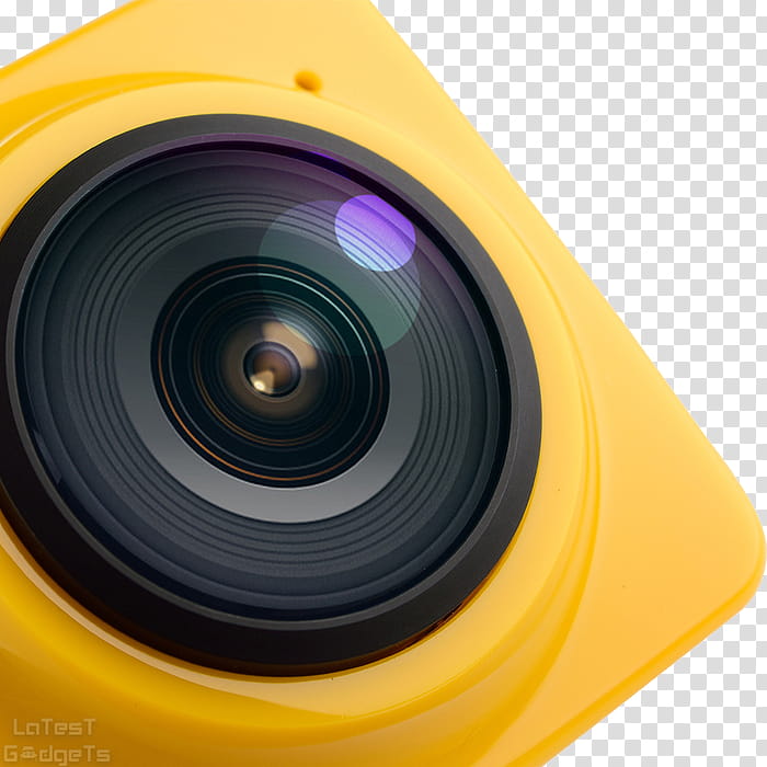 Yellow Circle, Action Camera, Immersive Video, Panoramic , Gopro, Video Cameras, Omnidirectional Camera, Camera Lens transparent background PNG clipart