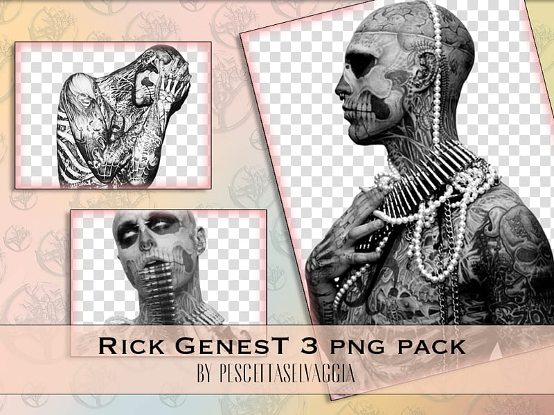 Rick Genest  transparent background PNG clipart