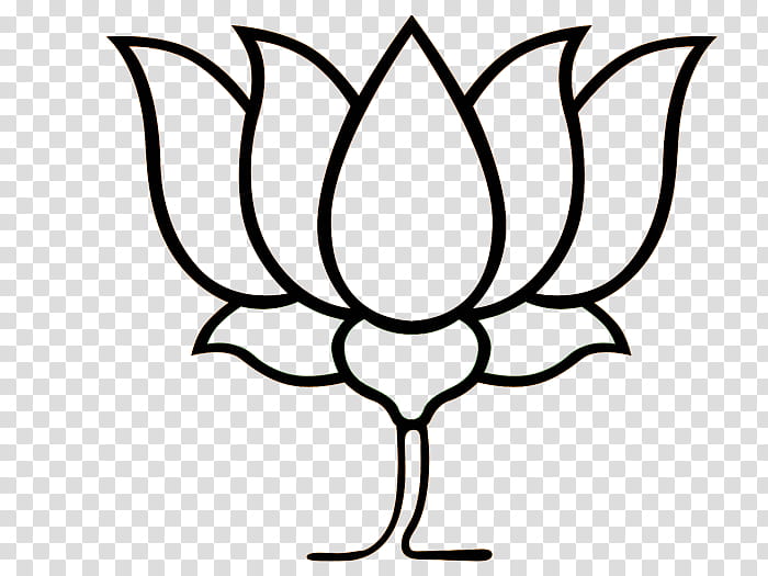 Black And White Flower, Bharatiya Janata Party, Election, Uttar Pradesh, Political Party, INDIAN NATIONAL Congress, Maharashtrawadi Gomantak Party, Prime Minister Of India transparent background PNG clipart