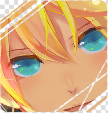 Len Kagamine Iconos, by. Verde Rawr () transparent background PNG clipart