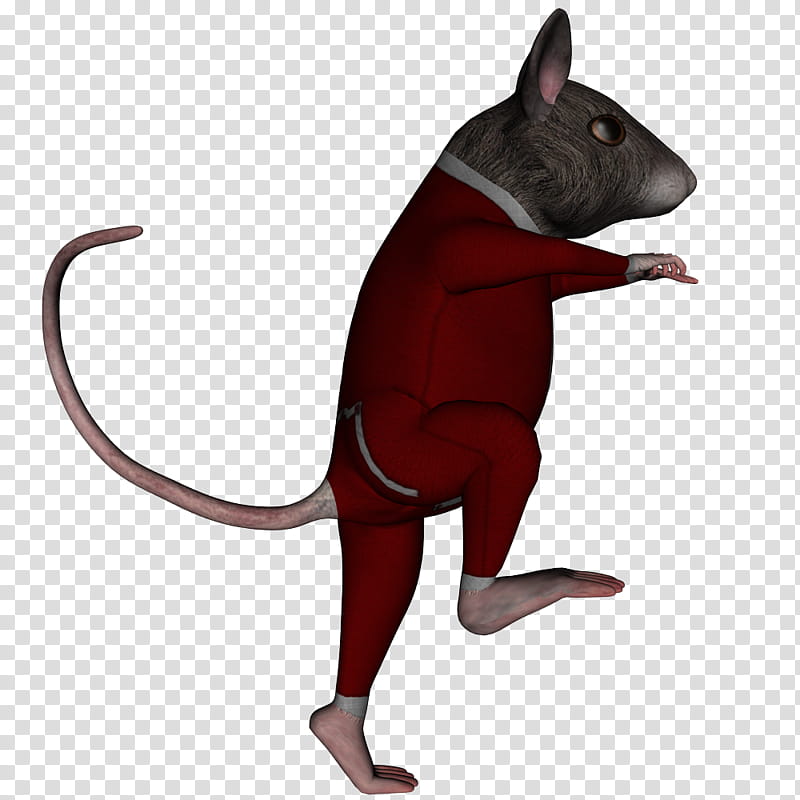 Christmas Mousies, mouse wearing red onesie transparent background PNG clipart