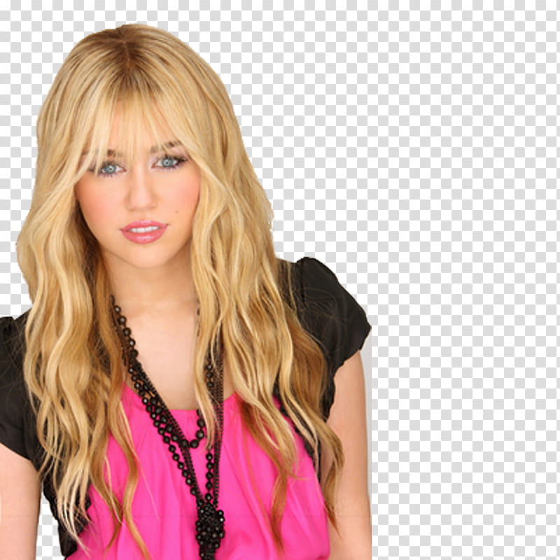 Hannah Montana, Miley Cyrus as Hannah Montana transparent background PNG clipart