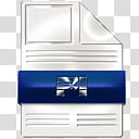 Extension Files update now, white and blue file logo illustratio n transparent background PNG clipart
