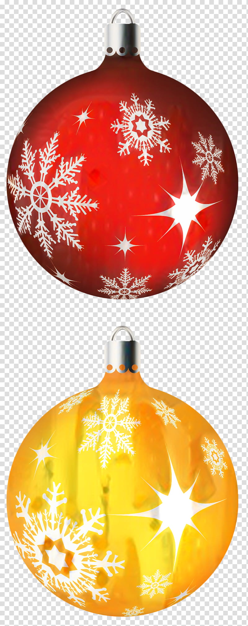 Christmas Tree Ball, Santa Claus, Christmas Ornament, Christmas Day, Christmas Decoration, Snowflake, BORDERS AND FRAMES, Orange transparent background PNG clipart