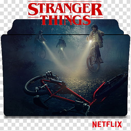 Stranger Things series and season folder icons, Stranger Things ( transparent background PNG clipart