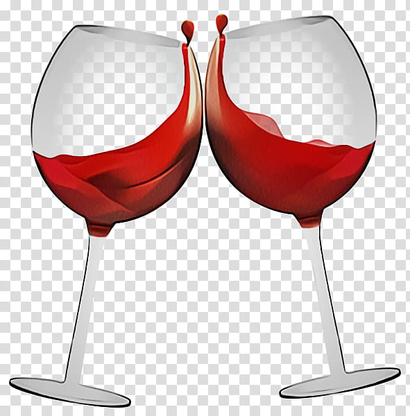 Wine glass, Stemware, Drinkware, Champagne Stemware, Snifter, Red, Red Wine, Tableware transparent background PNG clipart