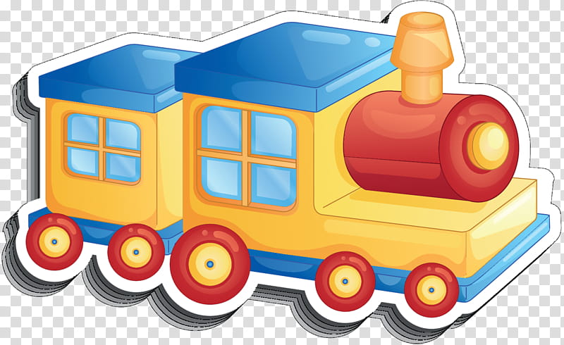 Thomas The Train, Cartoon, Steam Locomotive, Toy Block, Color, Land Vehicle, Transport, Rolling transparent background PNG clipart