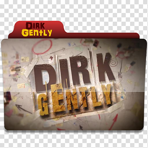 The Tick animated show folder icons, Dirk Gently Folder (C), transparent background PNG clipart