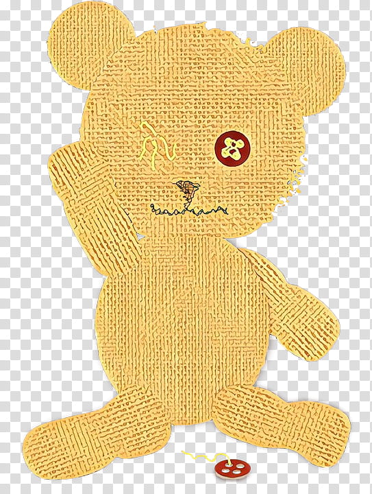 Teddy bear, Cartoon, Stuffed Toy, Crochet, Animal Figure transparent background PNG clipart