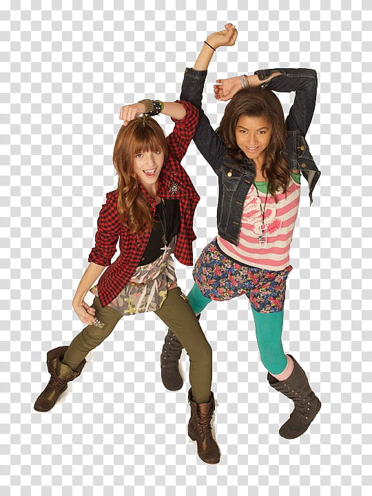 Shake It Up, two girls dancing transparent background PNG clipart