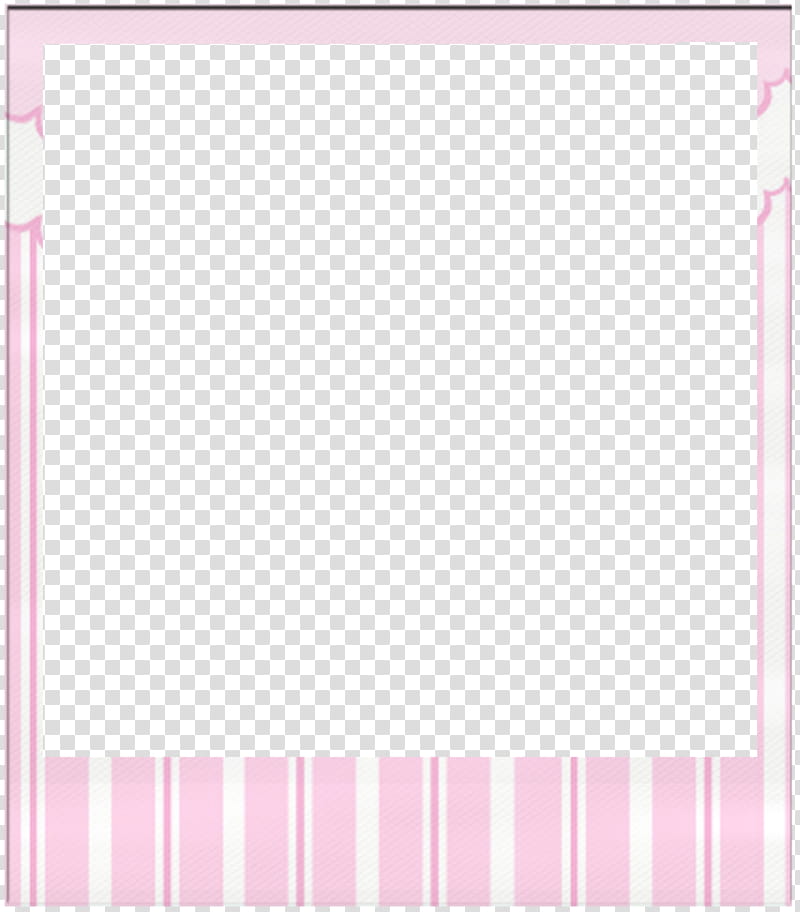pink and white frame transparent background PNG clipart
