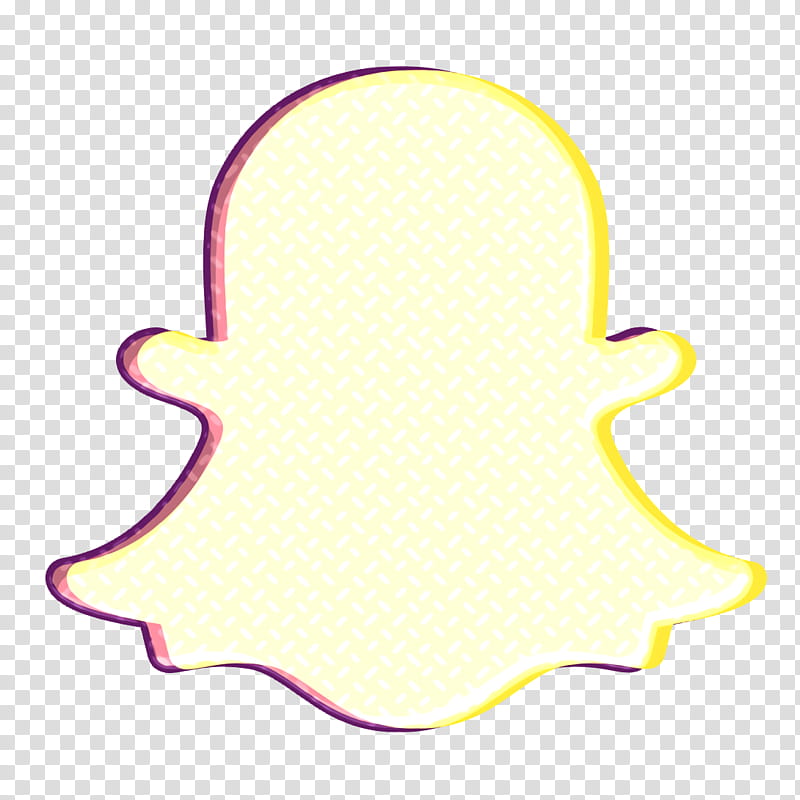 logo icon snapchat icon social icon, Social Media Icon, Yellow transparent background PNG clipart