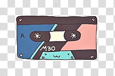 Cassettes, multicolored cassette tape art transparent background PNG clipart
