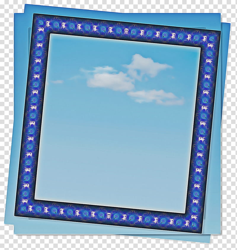 Abstract Design Frame, Cuadro, Video, Painting, Post Cards, Library, Background, Blue transparent background PNG clipart