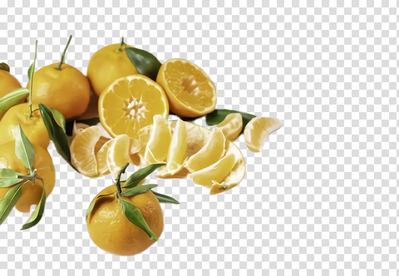 natural foods fruit food mandarin orange citrus, Plant, Tangerine, Yellow, Clementine, Vegetarian Food transparent background PNG clipart