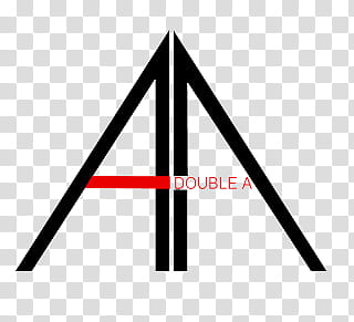 AA Double A logo KPop transparent background PNG clipart