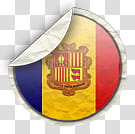 world flags, Andorra icon transparent background PNG clipart