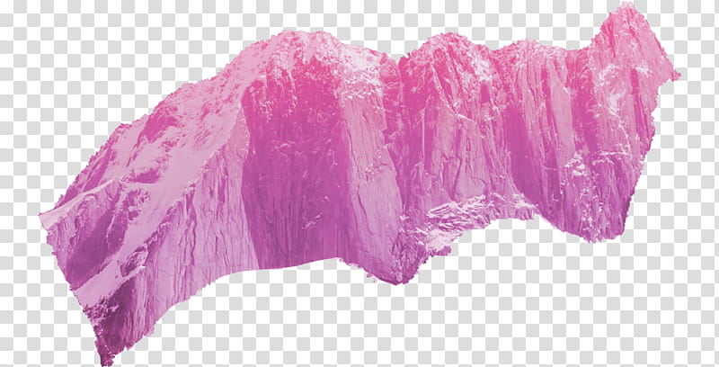 Aesthetic pink mega , pink mountain transparent background PNG clipart