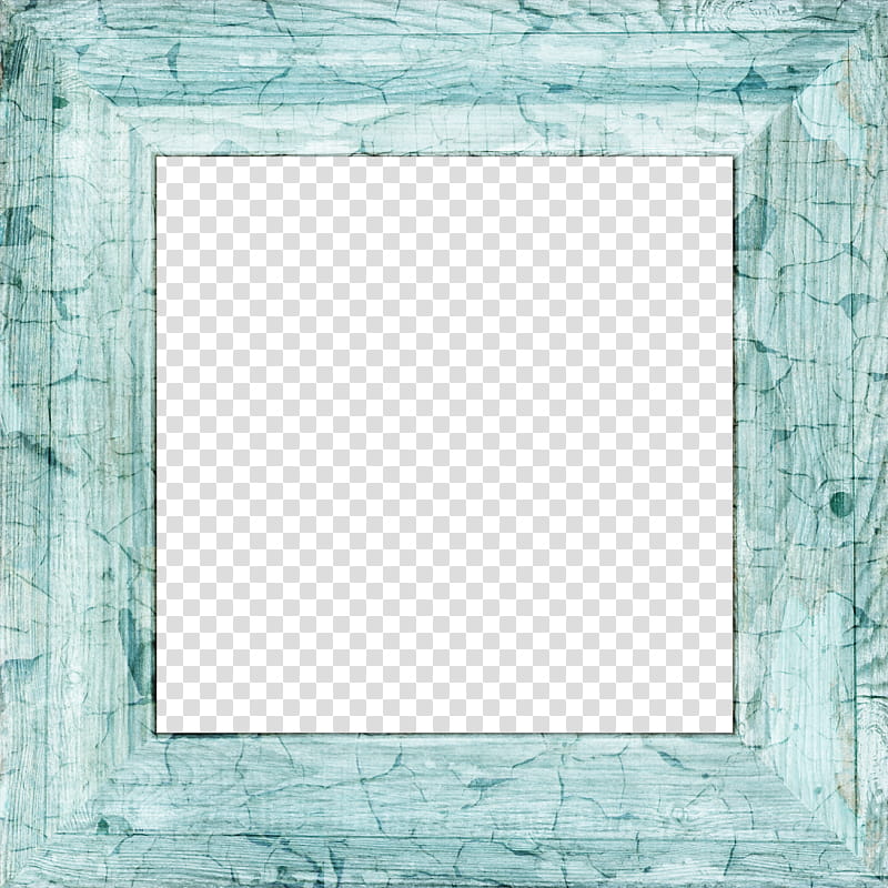 blue wooden frame transparent background PNG clipart