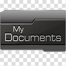 MX Icons DARKFOLD, My Documents, my documents folder icon transparent background PNG clipart