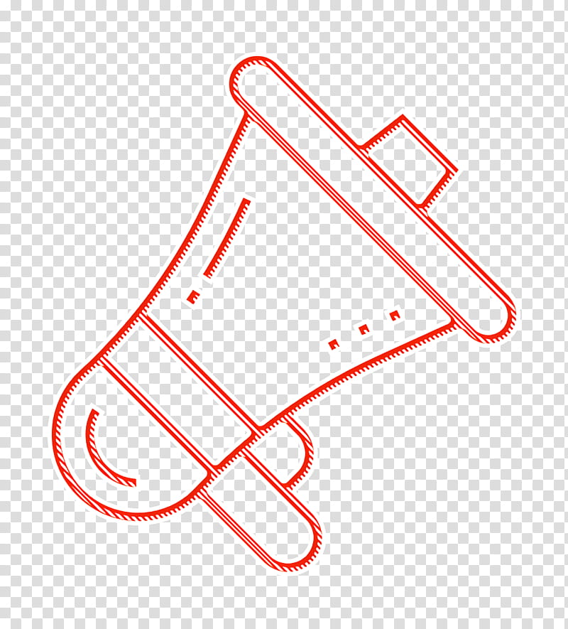 Business Analytics icon Bullhorn icon Megaphone icon, Line, Line Art transparent background PNG clipart