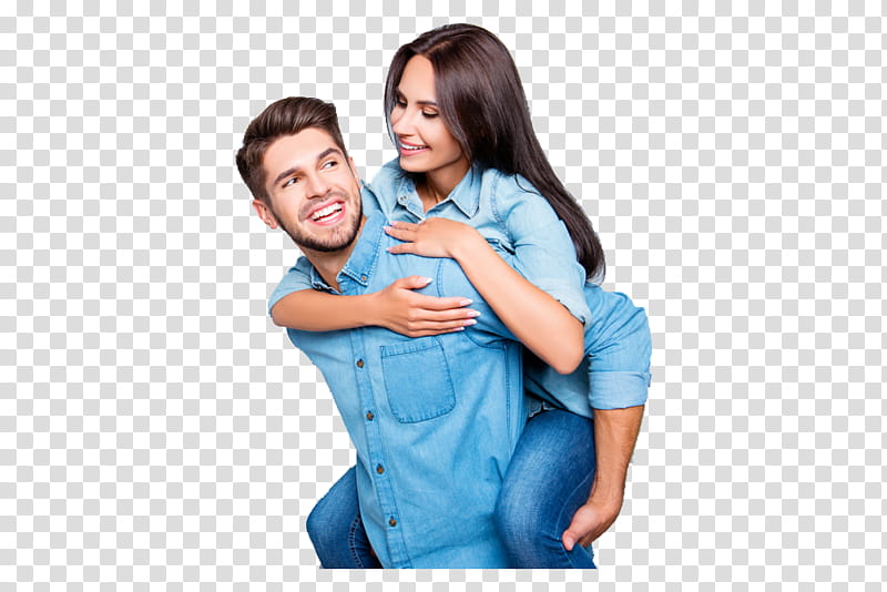 COUPLE , woman piggybacking on man transparent background PNG clipart