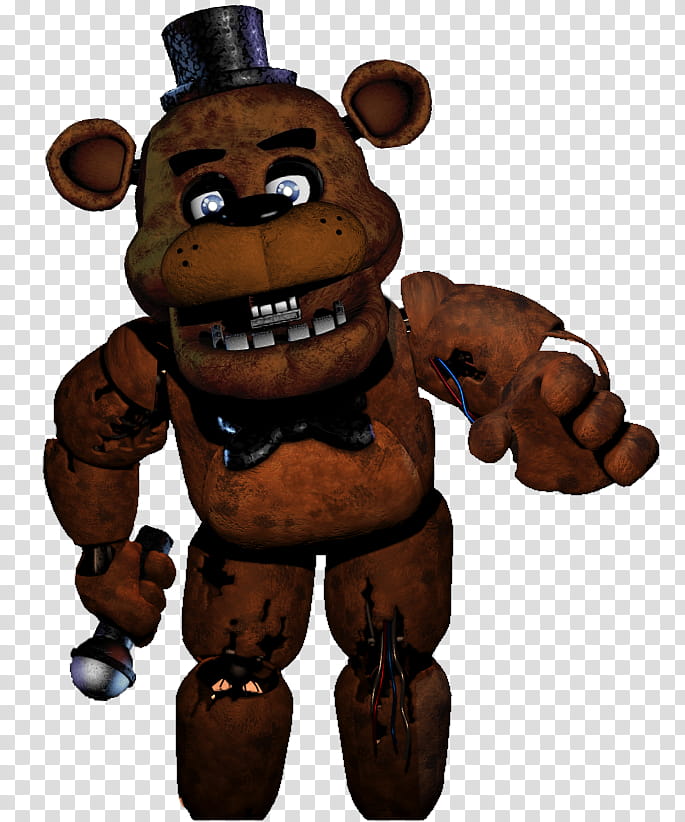 Withered freddy v transparent background PNG clipart