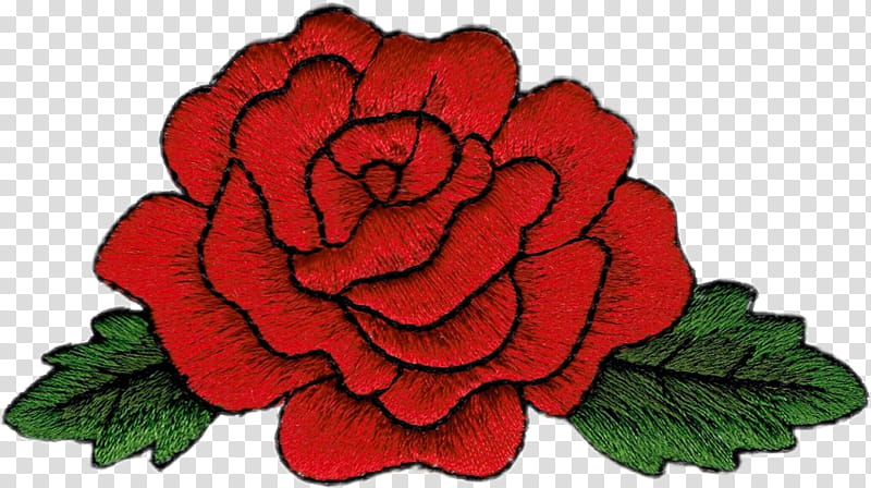 Floral Flower, Embroidered Patch, Embroidery, Textile, Clothing, Rose, Ironon, Sewing transparent background PNG clipart