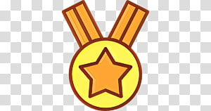 yellow symbol logo,  Cartoon transparent background PNG clipart thumbnail